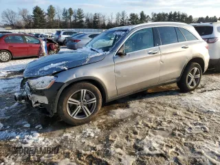 2020 Mercedes-Benz GLC with VIN W1N0G8EB4LF849854, listed as a Copart auction lot 88277315 with 7,224 mi miles and Salvage Title. Bid and sale history available at carsss.com. Image 1.