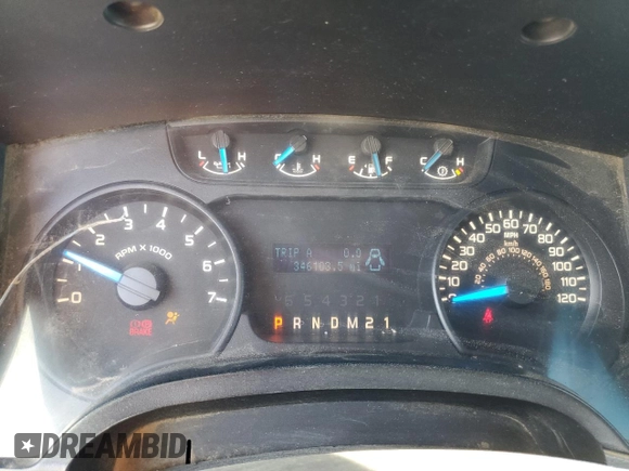 2013 Ford F-150 XL с VIN 1FTEX1CM5DFC43358, выставлен на аукционе Copart как лот 57184265 с пробегом 346 103 миль миль и Списание • Salvage title. История ставок и продаж доступна на DreamBid. Изображение 9.