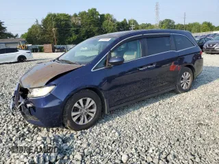 2014 Honda Odyssey EX-L z VIN 5FNRL5H63EB001530, wystawiony jako Copart lot #62492605 z przebiegiem 192 112 mil mil oraz Szkoda całkowita • Salvage title. Historia ofert i sprzedaży dostępna na DreamBid. Obrazek 1.