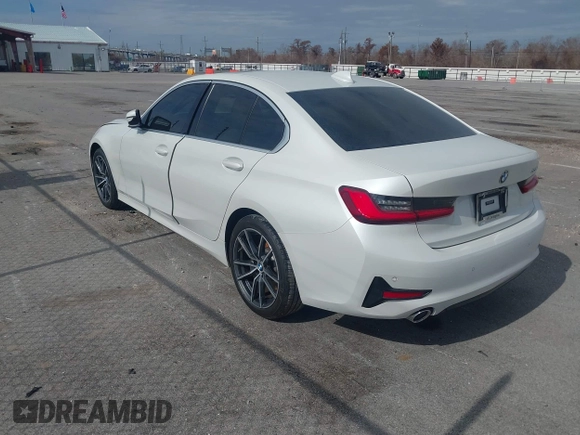 2020 BMW 3 Series 330i with VIN 3MW5R1J06L8B43574, listed as a IAAI auction lot 41365505 with 37,405 mi miles. Bid and sale history available at carsss.com. Image 3.