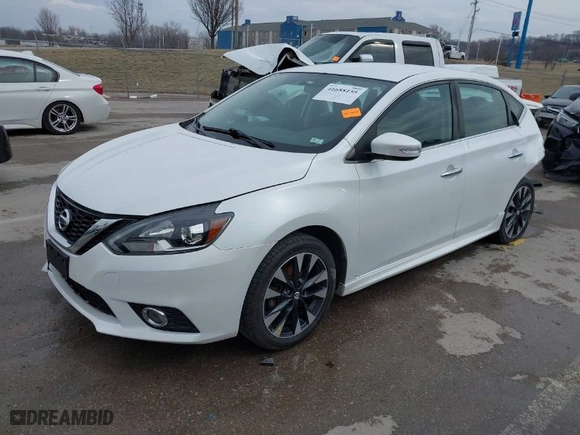 2017 Nissan Sentra SV with VIN 3N1AB7APXHY237506, listed as a IAAI auction lot 41688155 with 82,248 mi miles. Bid and sale history available at carsss.com. Image 2.