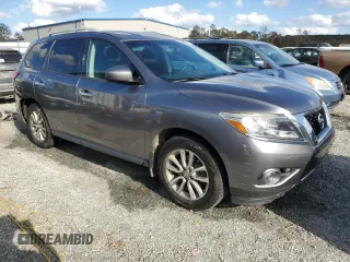 2016 Nissan Pathfinder S with VIN 5N1AR2MM8GC615600, listed as a Copart auction lot 78164564 with 48,477 mi miles and Salvage Title. Bid and sale history available at carsss.com. Image 4.
