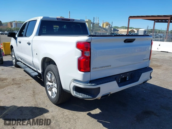 2019 Chevrolet Silverado 1500 Custom with VIN 1GCPWBEF2KZ349181, listed as a IAAI auction lot 41910004 with 98,910 mi miles. Bid and sale history available at carsss.com. Image 3.
