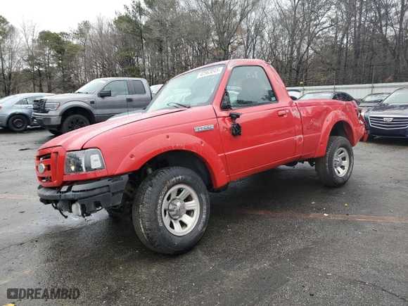 2006 Ford Ranger XL with VIN 1FTYR10U36PA09969, listed as a Copart auction lot 42563045 with 202,136 mi miles and Salvage Title. Bid and sale history available at carsss.com. Image 1.