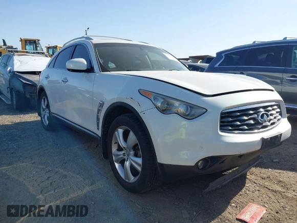 2011 Infiniti FX35 with VIN JN8AS1MW4BM734210, listed as a IAAI auction lot 41733759 with 170,862 mi miles. Bid and sale history available at carsss.com. Image 1.