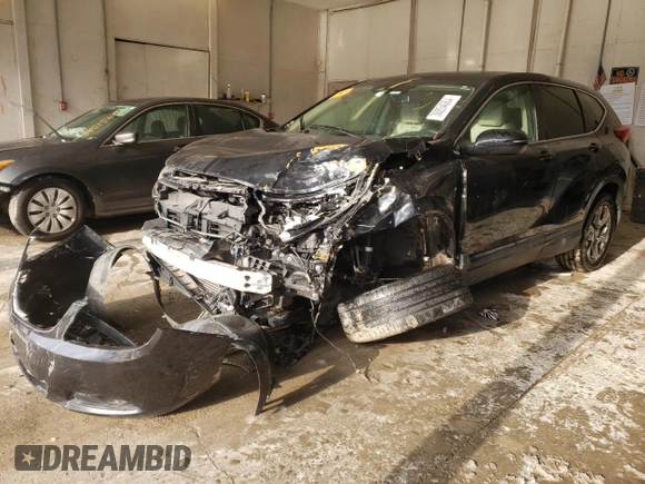 2017 Honda CR-V EX-L with VIN 5J6RW2H89HL018688, listed as a Copart auction lot 46598855 with Not Provided miles and Salvage Title. Bid and sale history available at DreamBid. Image 1.