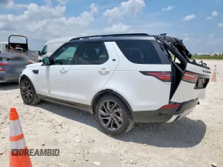2017 Land Rover Discovery HSE z VIN SALRRBBV5HA036895, wystawiony jako Copart lot #59886705 z przebiegiem 85 251 mil mil oraz Szkoda całkowita • Salvage title. Historia ofert i sprzedaży dostępna na DreamBid. Obrazek 2.