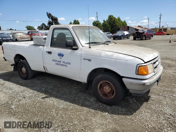1996 Ford Ranger XLT with VIN 1FTCR10X1TUC90736, listed as a Copart auction lot 56605575 with 94,262 mi miles and Clean title. Bid and sale history available at DreamBid. Image 4.