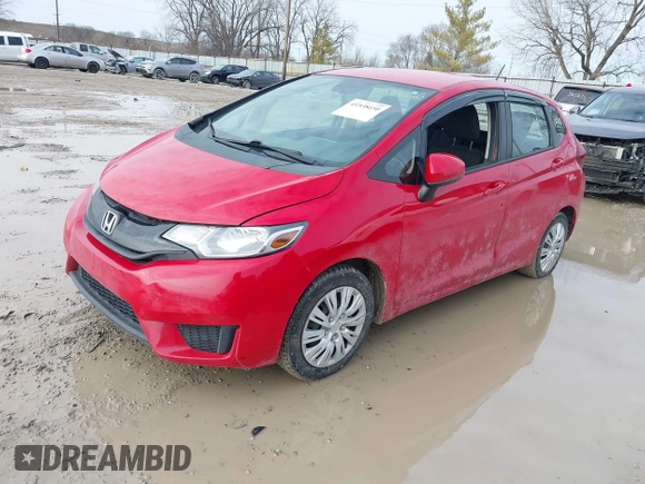 2015 Honda Fit LX z VIN 3HGGK5H54FM728448, wystawiony jako IAAI lot #41538650 z przebiegiem 115 450 mil mil oraz . Historia ofert i sprzedaży dostępna na DreamBid. Obrazek 2.
