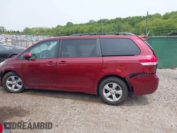 2012 Toyota Sienna LE AAS with VIN 5TDKK3DC1CS213064, listed as a IAAI auction lot 42414677 with 63,699 mi miles and . Bid and sale history available at DreamBid. Image 14.