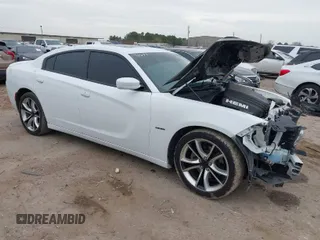 2015 Dodge Charger RT with VIN 2C3CDXCT7FH886214, listed as a IAAI auction lot 41748638 with 43,128 mi miles and . Bid and sale history available at DreamBid. Image 1.