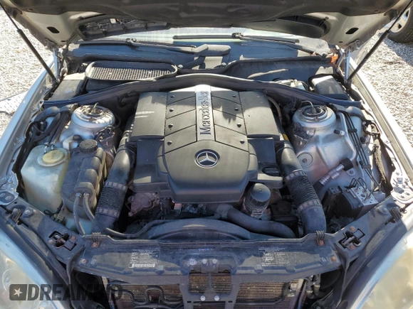 2003 Mercedes-Benz S-Class 4.3L with VIN WDBNG83J13A344129, listed as a Copart auction lot 75474174 with 0 mi miles and Clean Title. Bid and sale history available at carsss.com. Image 11.