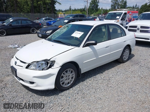 2005 Honda Civic LX z VIN JHMES16595S004051, wystawiony jako IAAI lot #42313821 z przebiegiem 228 511 mil mil oraz . Historia ofert i sprzedaży dostępna na DreamBid. Obrazek 2.