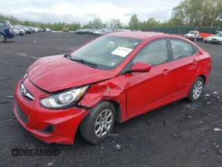 2013 Hyundai Accent GLS with VIN KMHCT4AE4DU585116, listed as a IAAI auction lot 42195395 with 75,909 mi miles and . Bid and sale history available at carsss.com. Image 2.