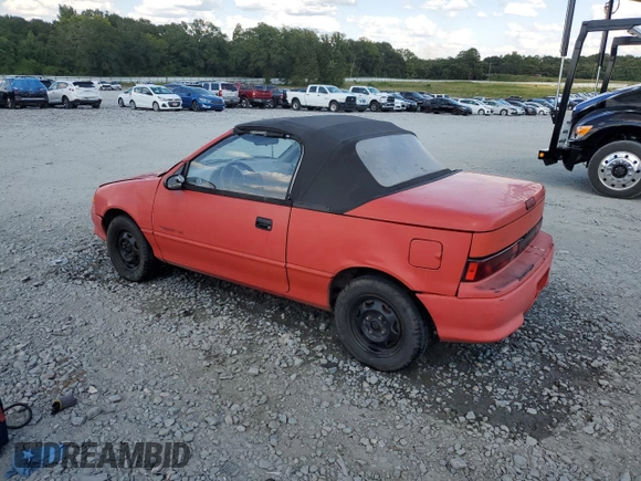 1992 Geo Metro z VIN JG1MR3369NK219164, wystawiony jako Copart lot #69017534 z przebiegiem 76 098 mil mil oraz Szkody całkowita. Historia ofert i sprzedaży dostępna na DreamBid. Obrazek 2.