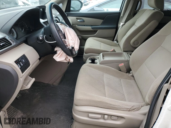 2017 Honda Odyssey SE with VIN 5FNRL5H36HB024018, listed as a Copart auction lot 52437385 with 105,175 mi miles and Salvage Title. Bid and sale history available at carsss.com. Image 7.