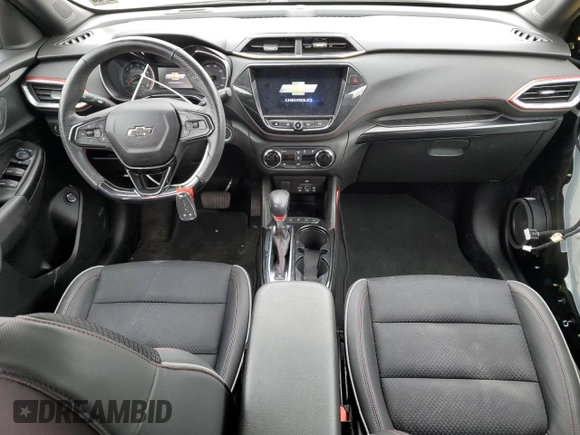 2022 Chevrolet TrailBlazer RS with VIN KL79MUSL5NB022921, listed as a Copart auction lot 46225335 with 79,736 mi miles and Salvage Title. Bid and sale history available at DreamBid. Image 8.