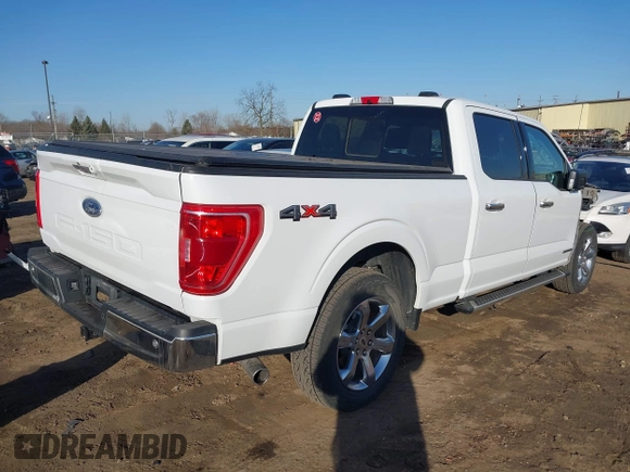 2023 Ford F-150 XL with VIN 1FTFW1ED5PFA32167, listed as a IAAI auction lot 41781357 with 23,745 mi miles. Bid and sale history available at carsss.com. Image 4.