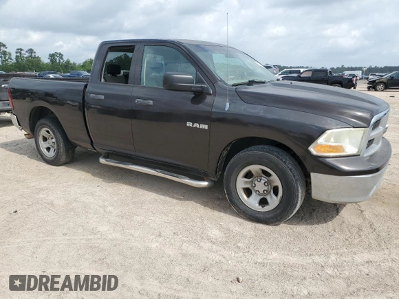 2010 Dodge 1500 ST with VIN 1D7RB1GK8AS230881, listed as a Copart auction lot 55332435 with 127,865 mi miles and Clean Title. Bid and sale history available at DreamBid. Image 4.