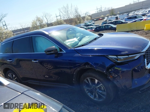 2023 Infiniti QX60 Luxe z VIN 5N1DL1FS3PC358124, wystawiony jako IAAI lot #41985237 z przebiegiem 17 259 mil mil oraz . Historia ofert i sprzedaży dostępna na DreamBid. Obrazek 13.