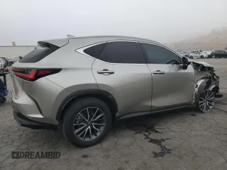 2022 Lexus NX with VIN 2T2AGCEZ9NC010933, listed as a Copart auction lot 72861934 with 19,190 mi miles and Salvage Title. Bid and sale history available at carsss.com. Image 3.