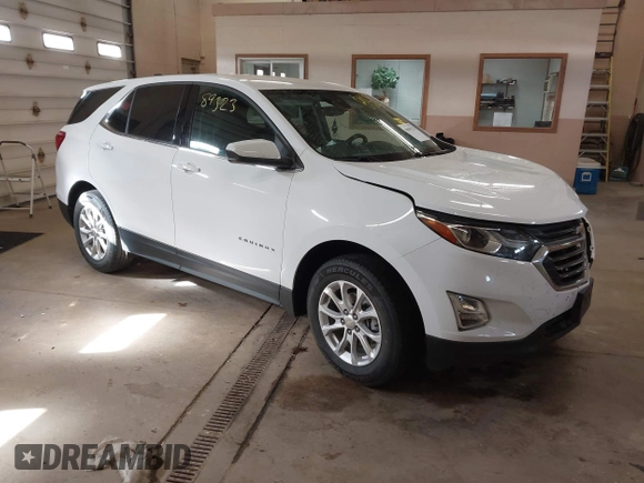 2020 Chevrolet Equinox LT with VIN 3GNAXUEV1LS619741, listed as a IAAI auction lot 40689323 with 42,405 mi miles and . Bid and sale history available at DreamBid. Image 1.