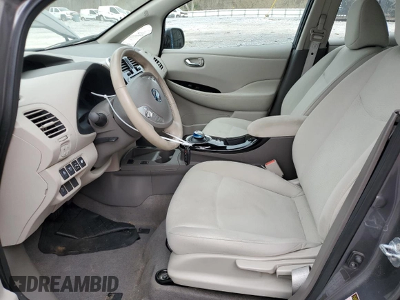 2015 Nissan LEAF SV with VIN 1N4AZ0CPXFC330728, listed as a Copart auction lot 42146623 with 85,961 mi miles. Bid and sale history available at carsss.com. Image 7.