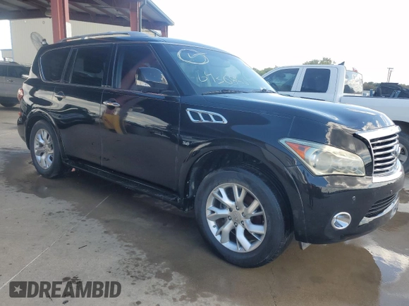 2014 Infiniti QX80 with VIN JN8AZ2NE4E9067069, listed as a Copart auction lot 64368864 with 171,906 mi miles and Clean Title. Bid and sale history available at carsss.com. Image 4.
