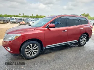2015 Nissan Pathfinder S z VIN 5N1AR2MM7FC639160, wystawiony jako Copart lot #58784855 z przebiegiem 153 394 mil mil oraz Czysty tytuł • Clean title. Historia ofert i sprzedaży dostępna na DreamBid. Obrazek 1.