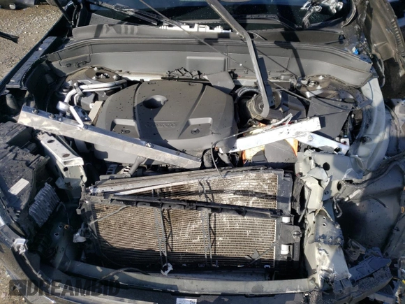 2021 Volvo XC90 Inscription with VIN YV4A22PL2M1700447, listed as a Copart auction lot 48735695 with 57,070 mi miles and Salvage Title. Bid and sale history available at DreamBid. Image 12.