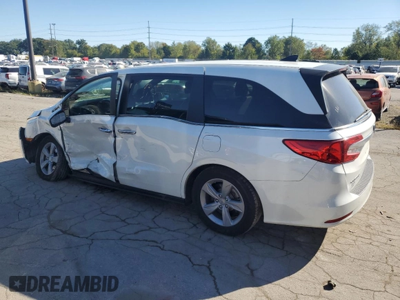 2020 Honda Odyssey EX-L with VIN 5FNRL6H76LB060793, listed as a Copart auction lot 74463794 with Not Provided miles and Salvage Title. Bid and sale history available at carsss.com. Image 2.