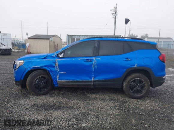2024 GMC Terrain AT4 with VIN 3GKALYEG5RL149296, listed as a IAAI auction lot 40970270 with 6,683 mi miles and . Bid and sale history available at carsss.com. Image 14.