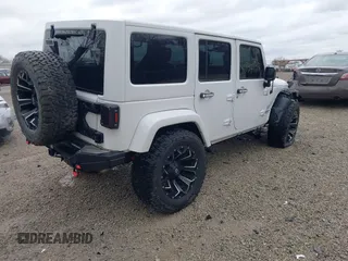 2017 Jeep Wrangler Unlimited Sahara with VIN 1C4BJWEG4HL752776, listed as a IAAI auction lot 41834737 with 110,791 mi miles. Bid and sale history available at carsss.com. Image 4.