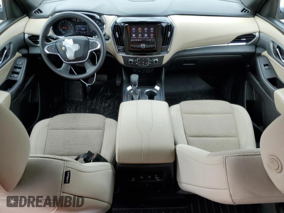 2022 Chevrolet Traverse LS with VIN 1GNERFKWXNJ134149, listed as a Copart auction lot 58736915 with 73,431 mi miles and Salvage title. Bid and sale history available at DreamBid. Image 8.