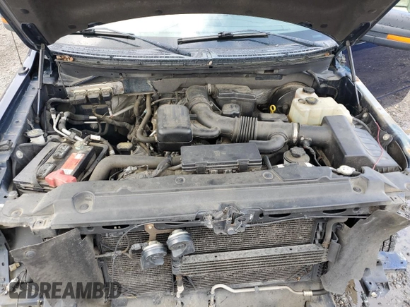 2009 Ford F-150 XL with VIN 1FTPW14VX9FA25474, listed as a Copart auction lot 51437595 with 147,088 mi miles and Salvage title. Bid and sale history available at DreamBid. Image 11.