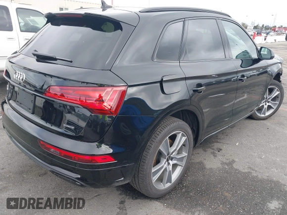 2025 Audi Q5 S line Premium z VIN WA1GAAFY7S2026126, wystawiony jako IAAI lot #41535407 z przebiegiem 1303 mil mil oraz . Historia ofert i sprzedaży dostępna na DreamBid. Obrazek 4.