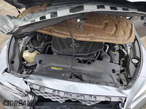 2018 Infiniti Q50 2.0t LUXE with VIN JN1CV7AR5JM280094, listed as a Copart auction lot 55852444 with 41,796 mi miles and Salvage Title. Bid and sale history available at carsss.com. Image 13.