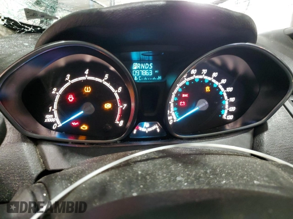 2018 Ford Fiesta SE with VIN 3FADP4BJ5JM118365, listed as a Copart auction lot 50218975 with 97,863 mi miles and Salvage Title. Bid and sale history available at carsss.com. Image 9.