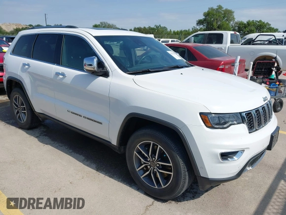 2022 Jeep Grand Cherokee Limited z VIN 1C4RJEBG3NC154302, wystawiony jako IAAI lot #42027851 z przebiegiem 35 536 mil mil oraz . Historia ofert i sprzedaży dostępna na DreamBid. Obrazek 1.