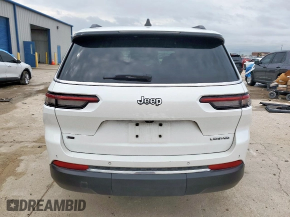 2021 Jeep Grand Cherokee Limited with VIN 1C4RJJBG9M8143251, listed as a Copart auction lot 58413385 with 60,787 mi miles and Salvage title. Bid and sale history available at DreamBid. Image 6.