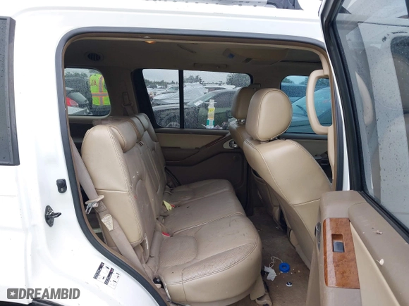 2005 Nissan Pathfinder LE with VIN 5N1AR18W05C768507, listed as a IAAI auction lot 41869604 with 222,459 mi miles. Bid and sale history available at carsss.com. Image 8.