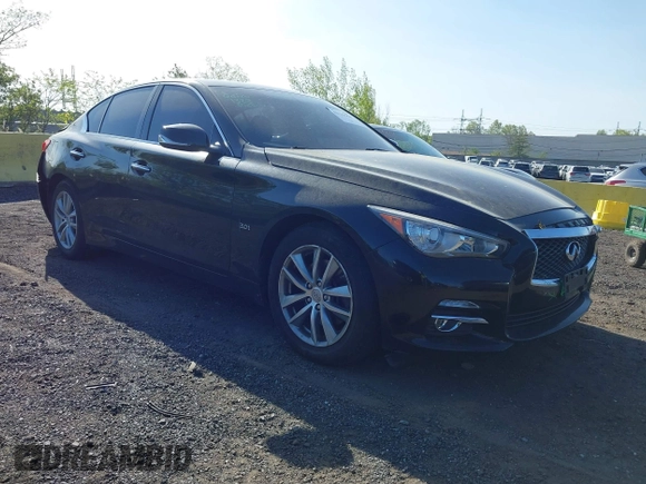 2016 Infiniti Q50 with VIN JN1EV7AR2GM341323, listed as a IAAI auction lot 42132950 with 104,943 mi miles and . Bid and sale history available at DreamBid. Image 1.