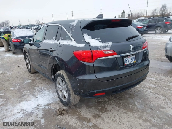 2013 Acura RDX with VIN 5J8TB3H34DL004534, listed as a IAAI auction lot 41622060 with 280,906 mi miles. Bid and sale history available at carsss.com. Image 3.