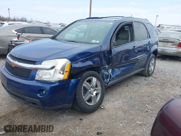 2008 Chevrolet Equinox LT with VIN 2CNDL43F886027588, listed as a IAAI auction lot 41912428 with 117,411 mi miles. Bid and sale history available at carsss.com. Image 2.