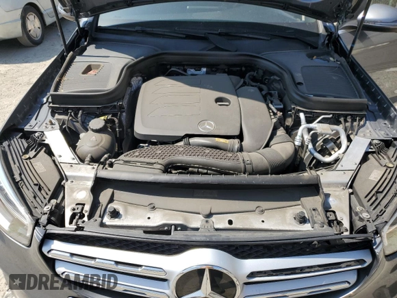 2022 Mercedes-Benz GLC 300 with VIN W1N0G8DB0NV347143, listed as a Copart auction lot 60288505 with 28,989 mi miles and Salvage title. Bid and sale history available at DreamBid. Image 12.