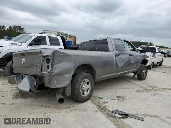 2012 Ram 2500 ST with VIN 3C6UD5HL9CG101059, listed as a Copart auction lot 49768895 with 233,259 mi miles and Salvage title. Bid and sale history available at DreamBid. Image 4.