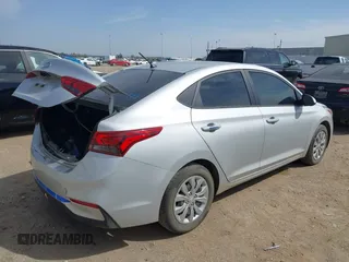 2022 Hyundai Accent SEL with VIN 3KPC24A69NE187223, listed as a IAAI auction lot 41786275 with 36,799 mi miles. Bid and sale history available at carsss.com. Image 4.