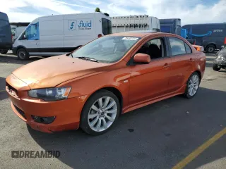 2009 Mitsubishi Lancer GTS with VIN JA3AU86W19U026176, listed as a Copart auction lot 75438734 with 95,565 mi miles and Clean Title. Bid and sale history available at carsss.com. Image 1.