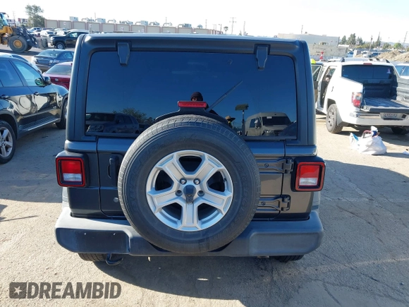 2018 Jeep Wrangler Unlimited Sport S z VIN 1C4HJXDG4JW132547, wystawiony jako IAAI lot #41838010 z przebiegiem 69 987 mil mil oraz . Historia ofert i sprzedaży dostępna na DreamBid. Obrazek 16.