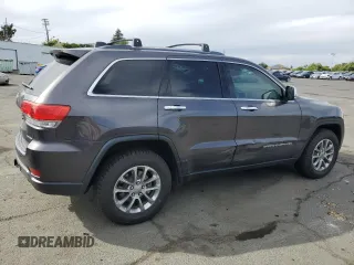 2016 Jeep Grand Cherokee Limited with VIN 1C4RJFBG3GC312873, listed as a Copart auction lot 56943705 with 134,633 mi miles and Salvage title. Bid and sale history available at DreamBid. Image 3.